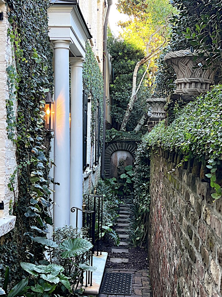 Garden entrance, historic district, Charleston by congaree