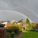 Double rainbow after a hailstorm  by samcat