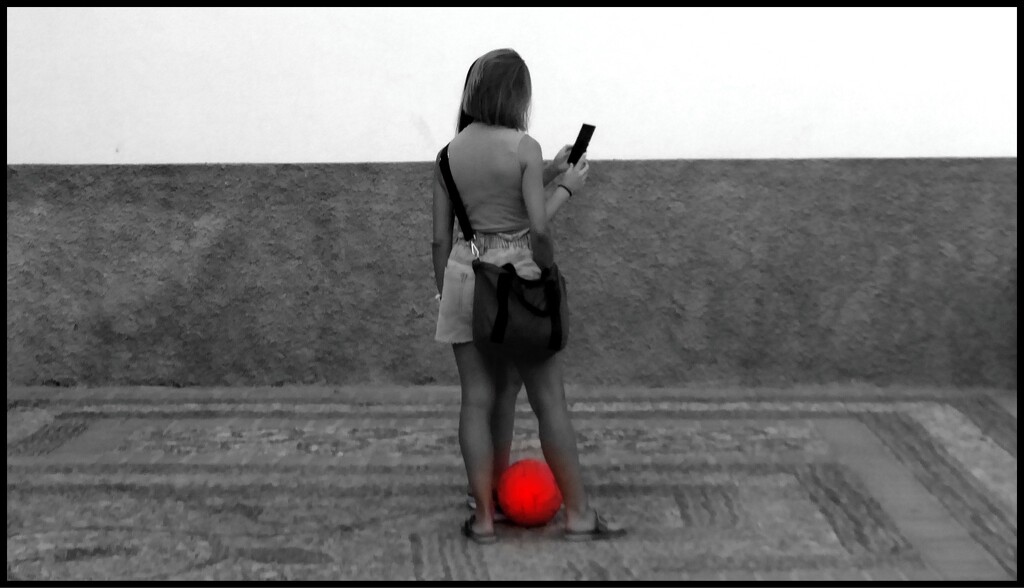 Red ball by steveandkerry