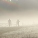 Runners in the mist by mariadarby