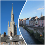 9th Oct 2022 - Norwich Cathedral and the Wensum 