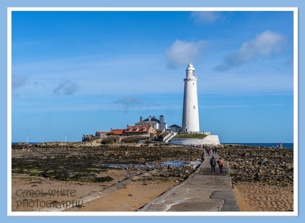 St.Mary's Island,Whitley Bay,At Low Tide by carolmw