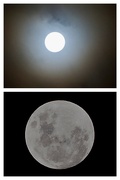 11th Oct 2022 - Moon , lucky to get these as sky completely clouded over soon after taking .