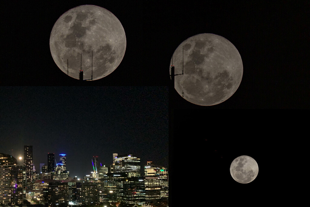 Moon over Melbourne by briaan