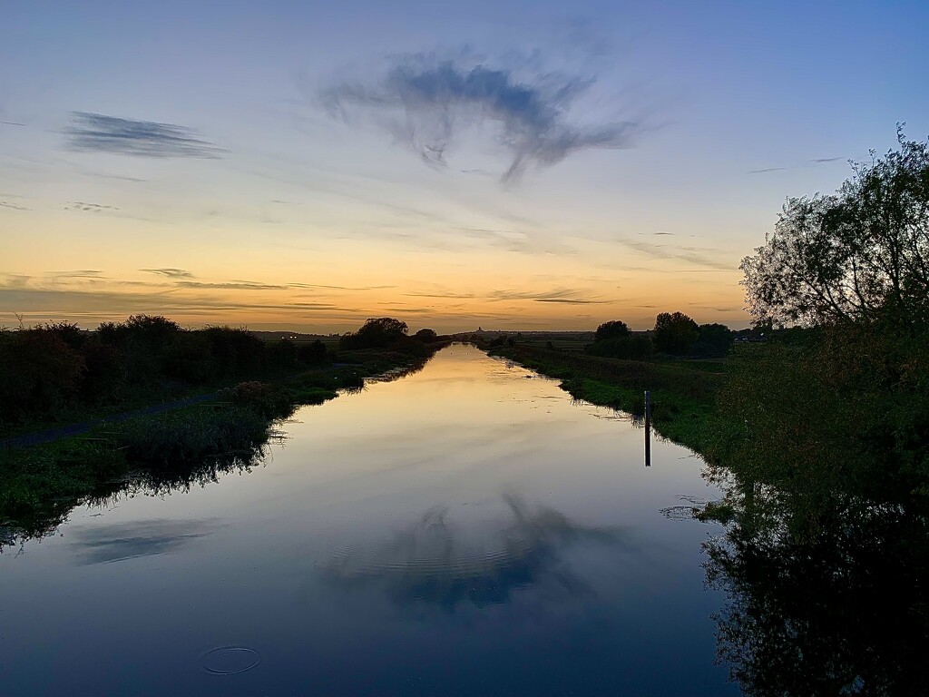 Sunset on the River Witham by carole_sandford