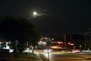 9th Oct 2022 - Hunter’s Moon over Busy Intersection 