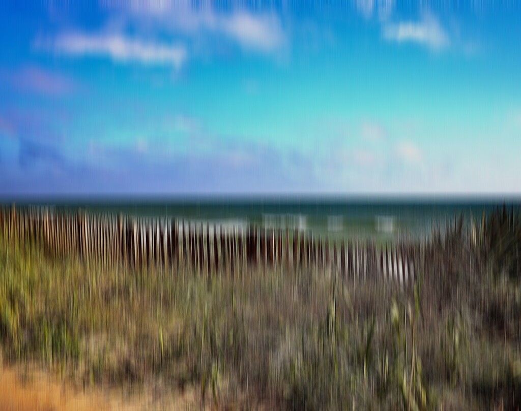 Beach fence  by joemuli