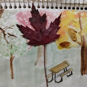 13th Oct 2022 - Good leaves bad painting 