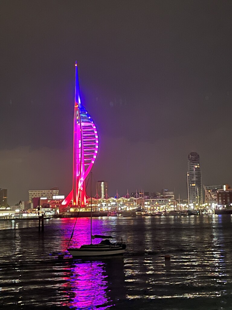 A nicely lit Spinnaker.  by bill_gk