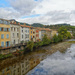 The river Aude at Quillan by laroque