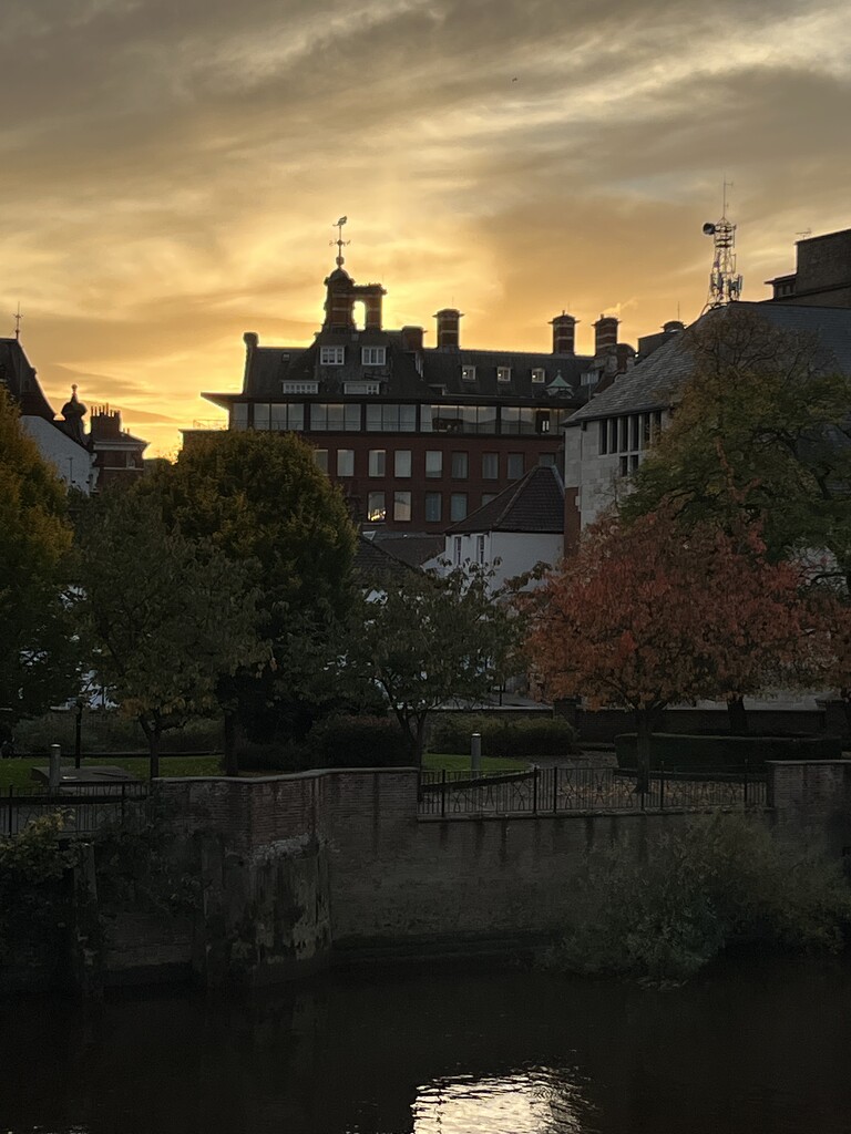 Sunset over the River Ouse-York by denful