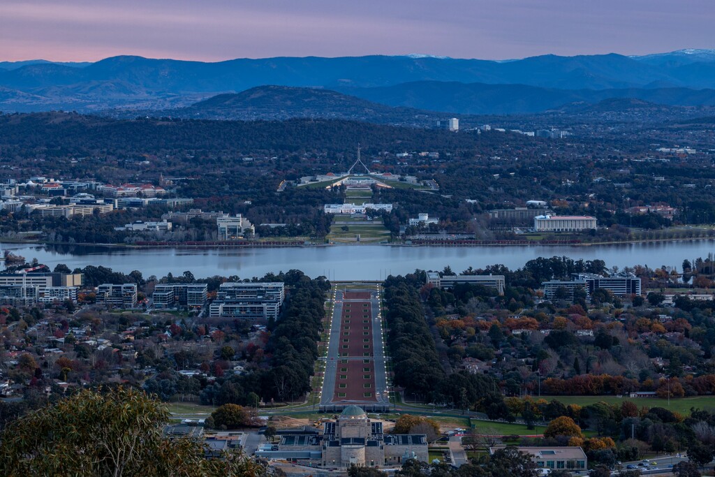 Canberra evening by flyrobin