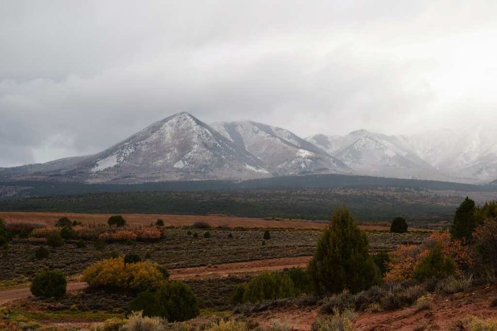 Southern Utah Snow on the Mountains by sandlily