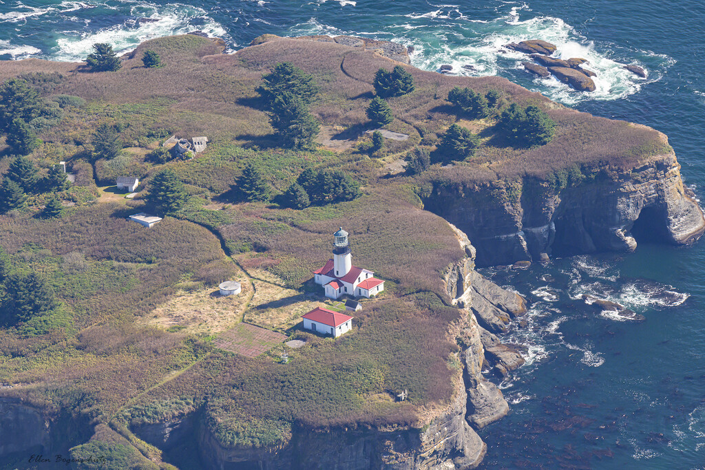 Lighthouse on Tatoosh Island  by theredcamera