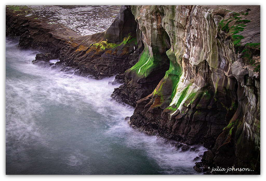 Colour and Texture of the Cliff Face.. by julzmaioro