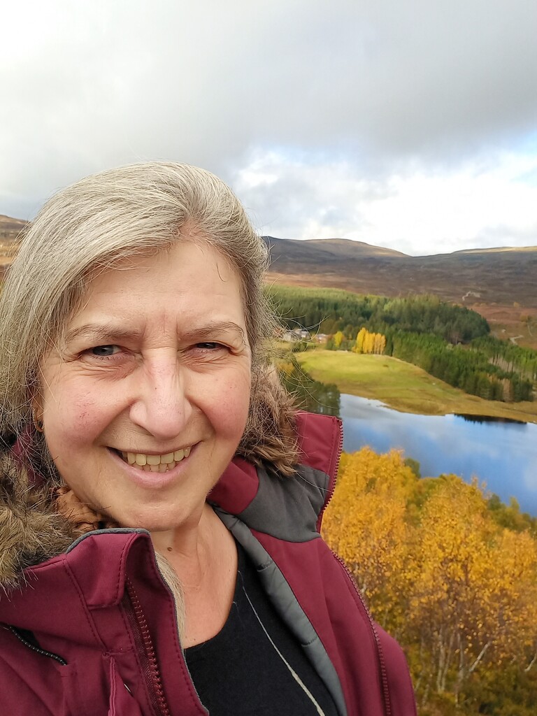 Selfie above Loch Gynack by valpetersen