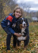 26th Oct 2022 - My grandson and his dog, Molly