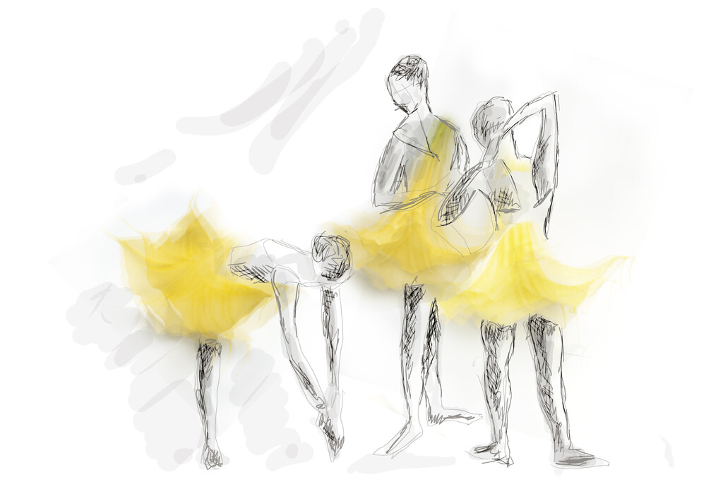 Ballerinas by dkbarnett