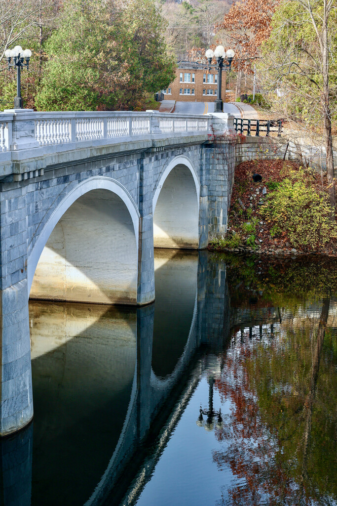Marble Bridge in Autumn by corinnec