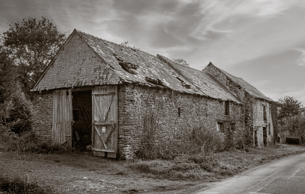 Dilapidated Barn by vignouse