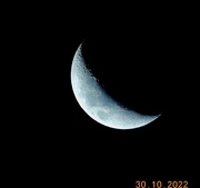 30th Oct 2022 - Upcoming 1/4 moon