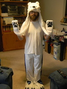 31st Oct 2022 - Me in Polar Bear Costume 