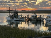 4th Nov 2022 - Shrimp boats at sunset