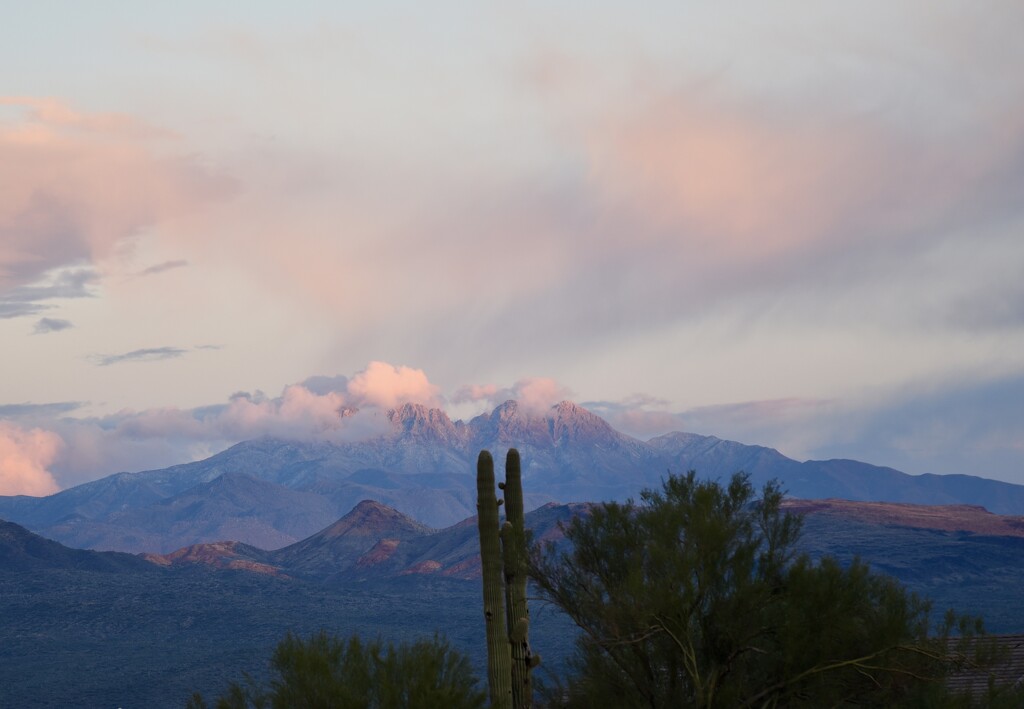 Clouds Over Four Peaks  by mamabec