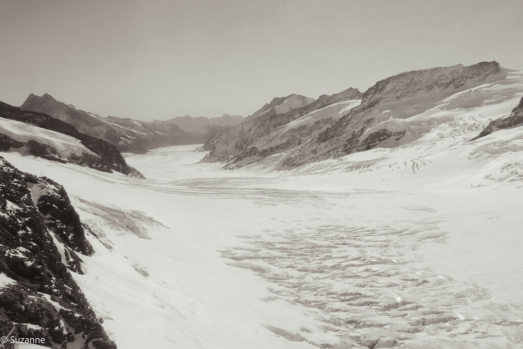 Aletsch Glacier from Jungfraujoch by ankers70