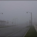 Foggy Morning Sidewalk