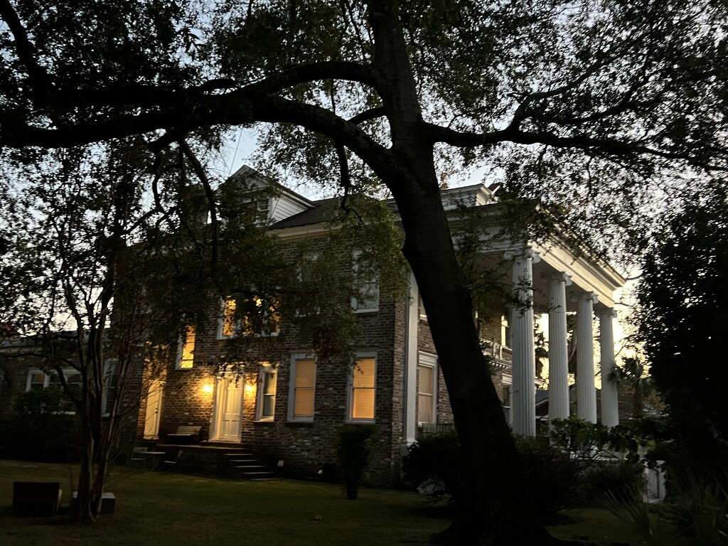 Mansion, early evening, Charleston, SC by congaree