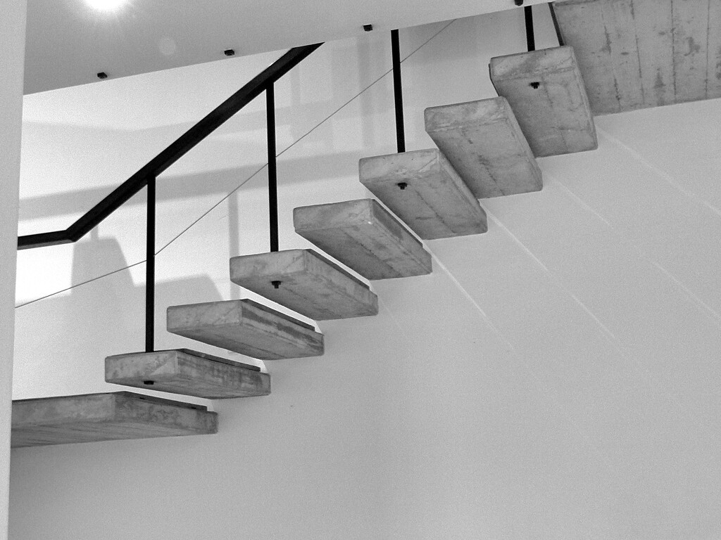 Gray stairs by antonios