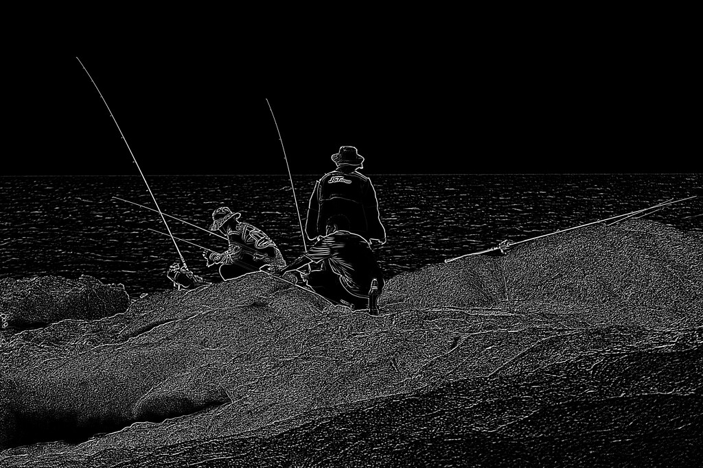Fishermen (people-silhouette) by lumpiniman