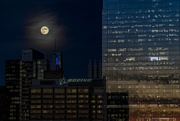 9th Nov 2022 - Moon Above the City
