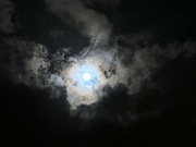 10th Nov 2022 - Moon and night clouds, 3 am