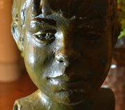 10th Nov 2022 - An original John Doubleday 1970s sculpture of my husband when he was a boy
