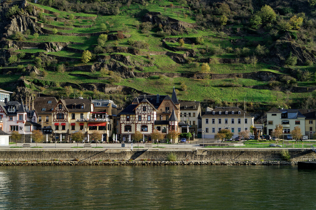 1103 - Village on the Rhine by bob65