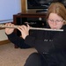 Learning to play the flute by tunia