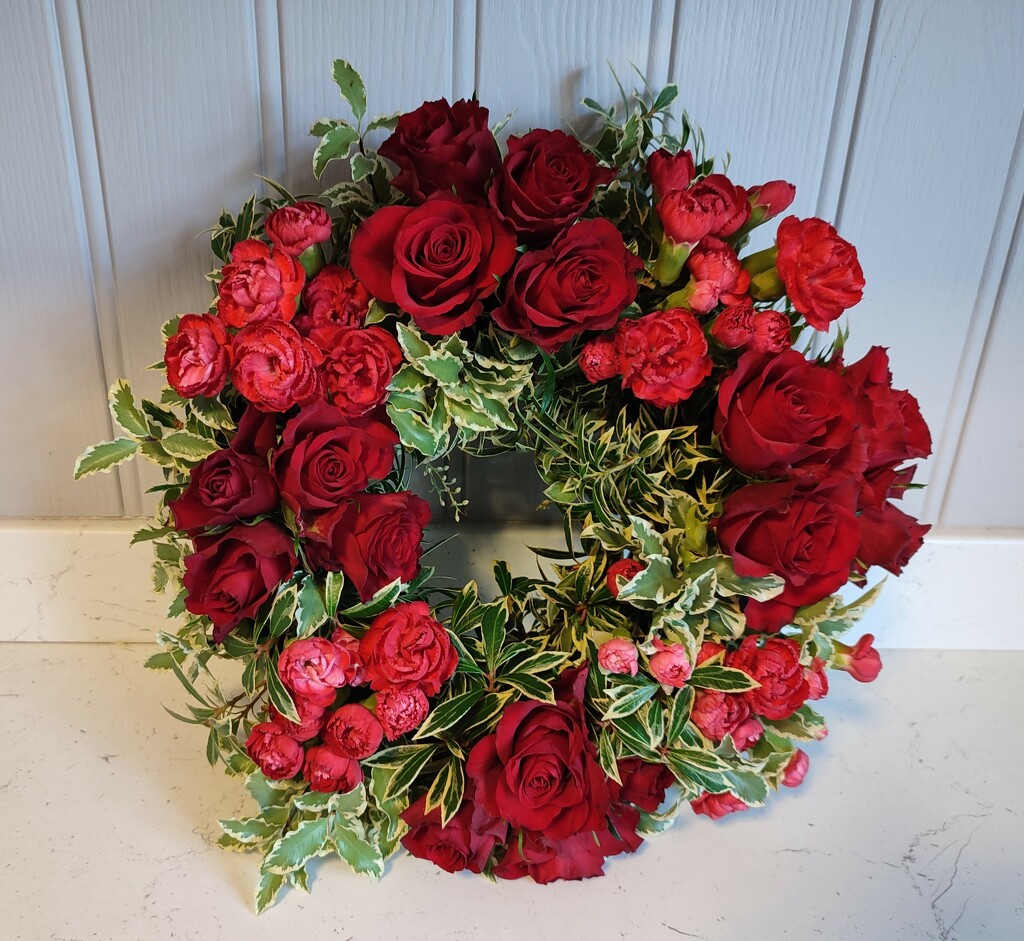Rememberance Floral Wreath  by countrylassie