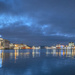 Bergen harbour by night  by helstor365
