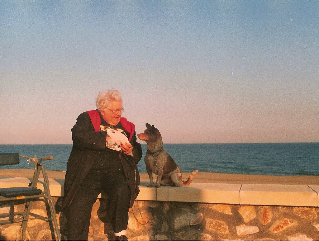 Spain #1: Mum and Winston on the Paseo by spanishliz