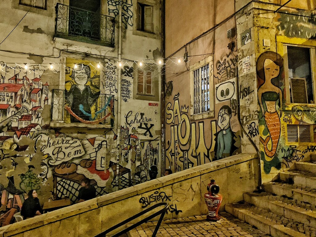 Street art by night.  by cocobella