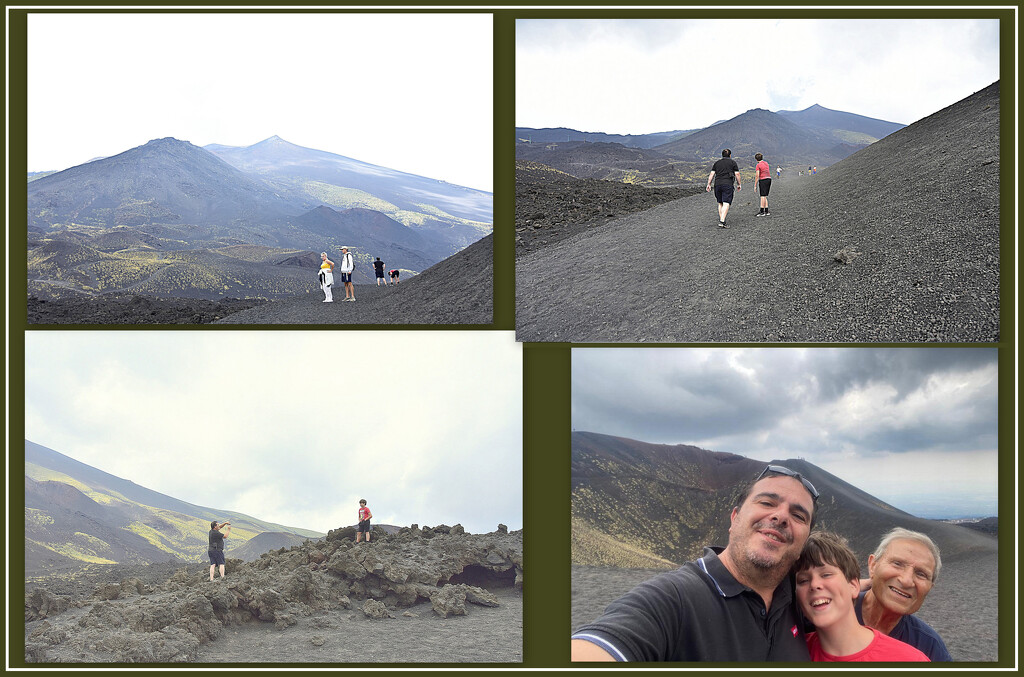 WALKING UP TO ONE OF THE ETNA CRATERS.    by sangwann