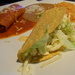 Enchilada, Taco, Rice and Beans by sfeldphotos