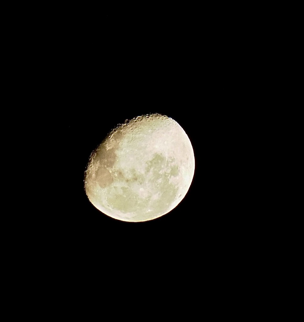 Moon on the 13th Nov by Dawn