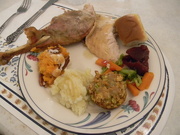24th Nov 2022 - Thanksgiving Meal on Plate