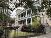 24th Nov 2022 - Old home with camellias, Harleston Village, Charleston Historic District