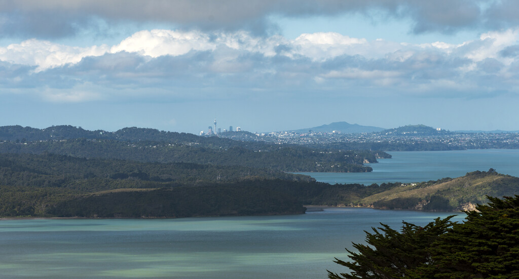 Auckland from Awhitu Lighthouse by nickspicsnz