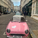 White heart on pink car.  by cocobella