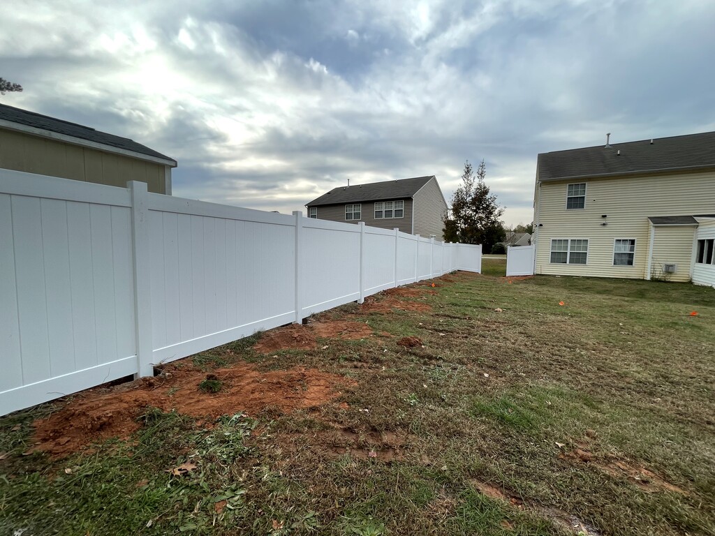 Fence is mostly in by homeschoolmom